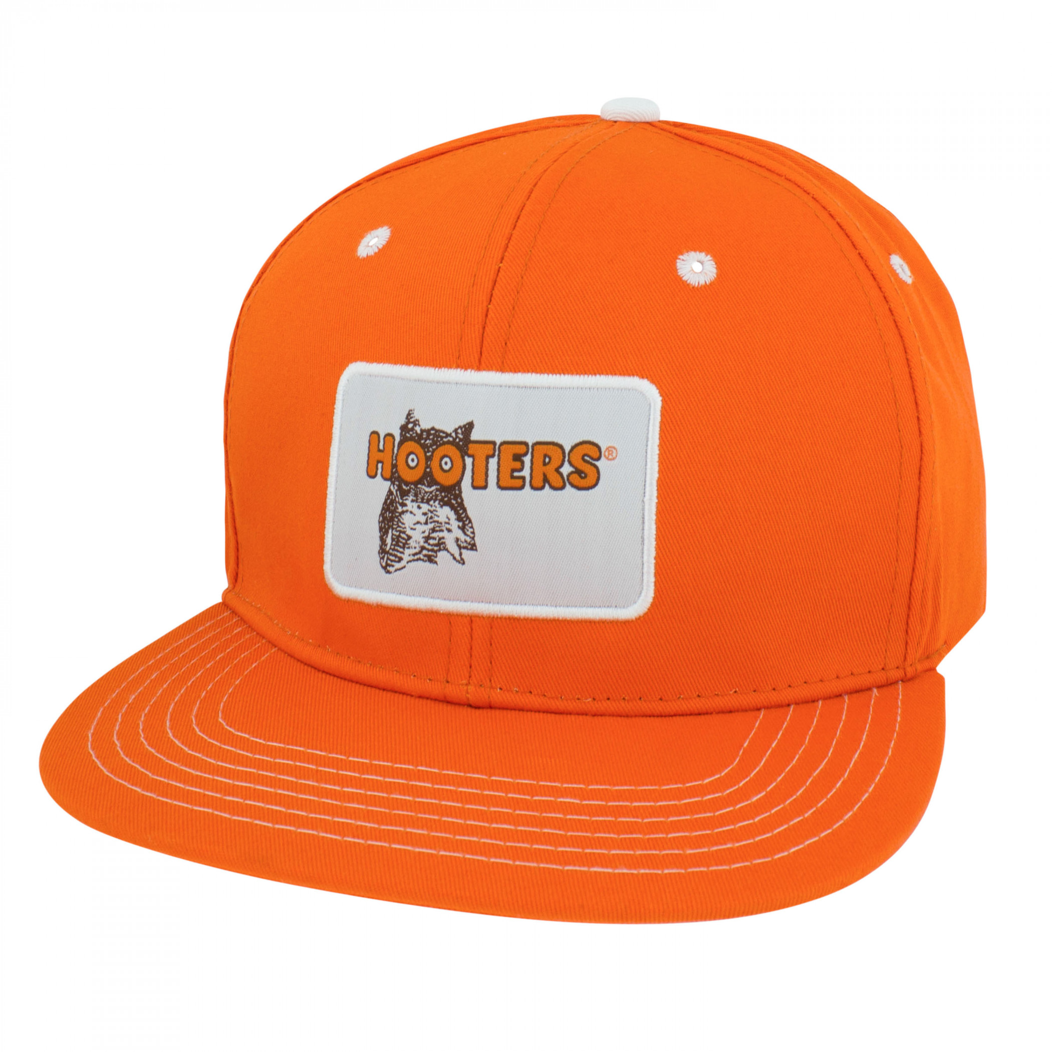 Hooters Logo Patch Flat Bill Adjustable Hat